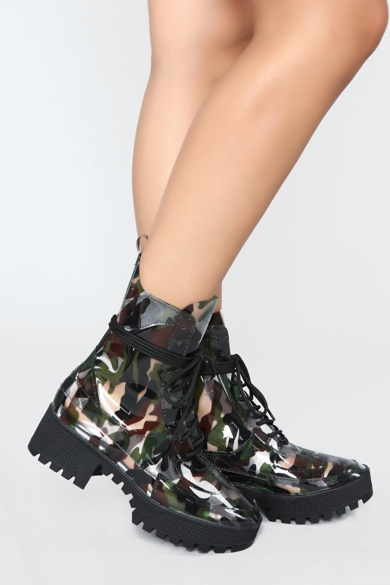 Don't Touch Me Bootie - Camo