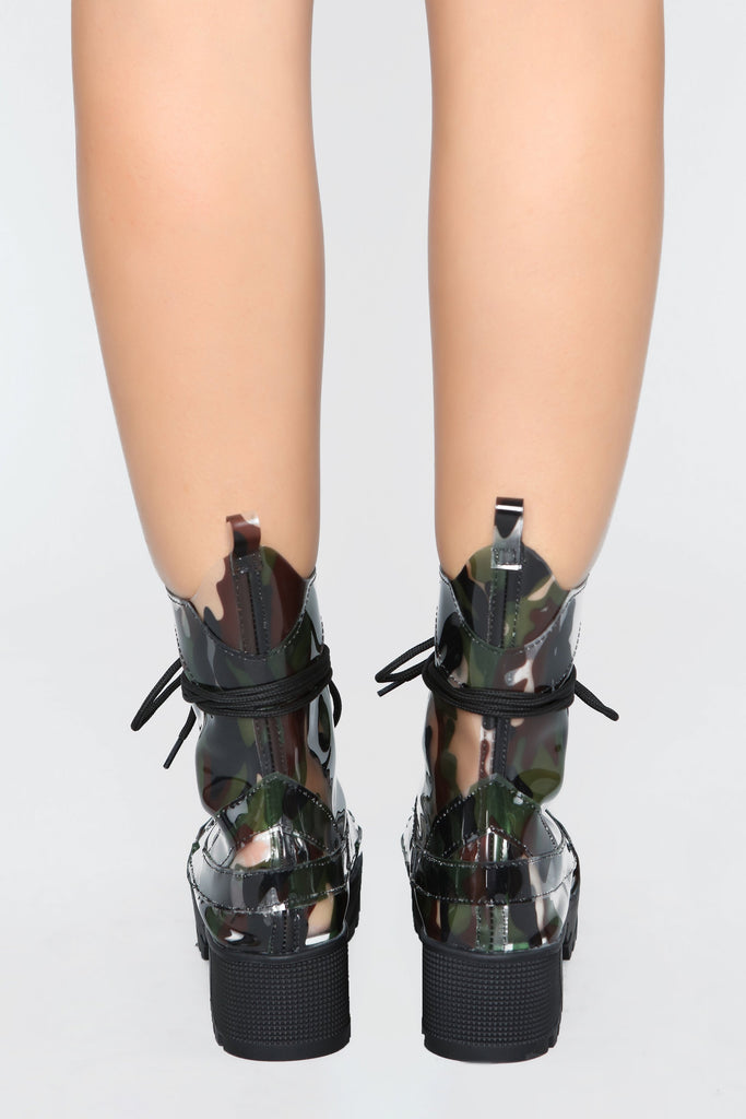 Don't Touch Me Bootie - Camo