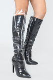 Not Far To Go Heeled Boot - Black
