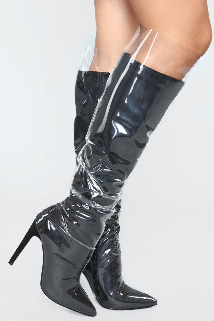 Not Far To Go Heeled Boot - Black