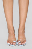 Too Cool For You Heeled Sandal - Blue