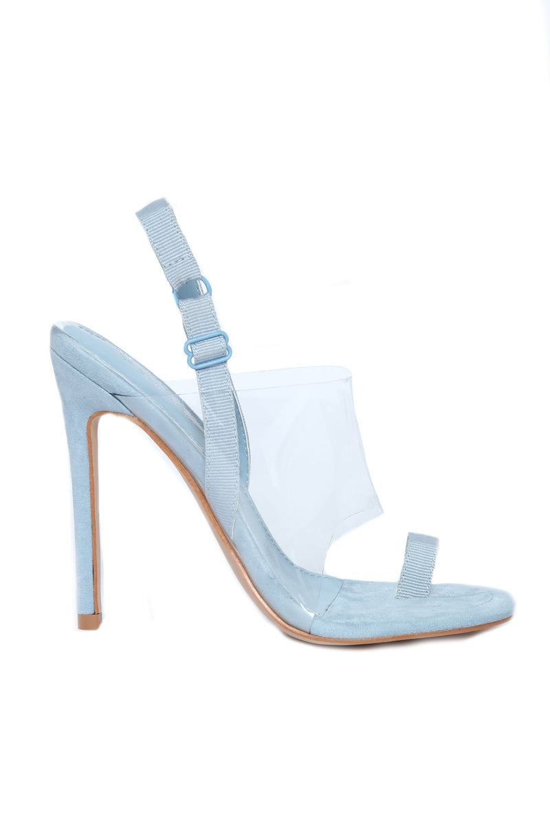 Too Cool For You Heeled Sandal - Blue