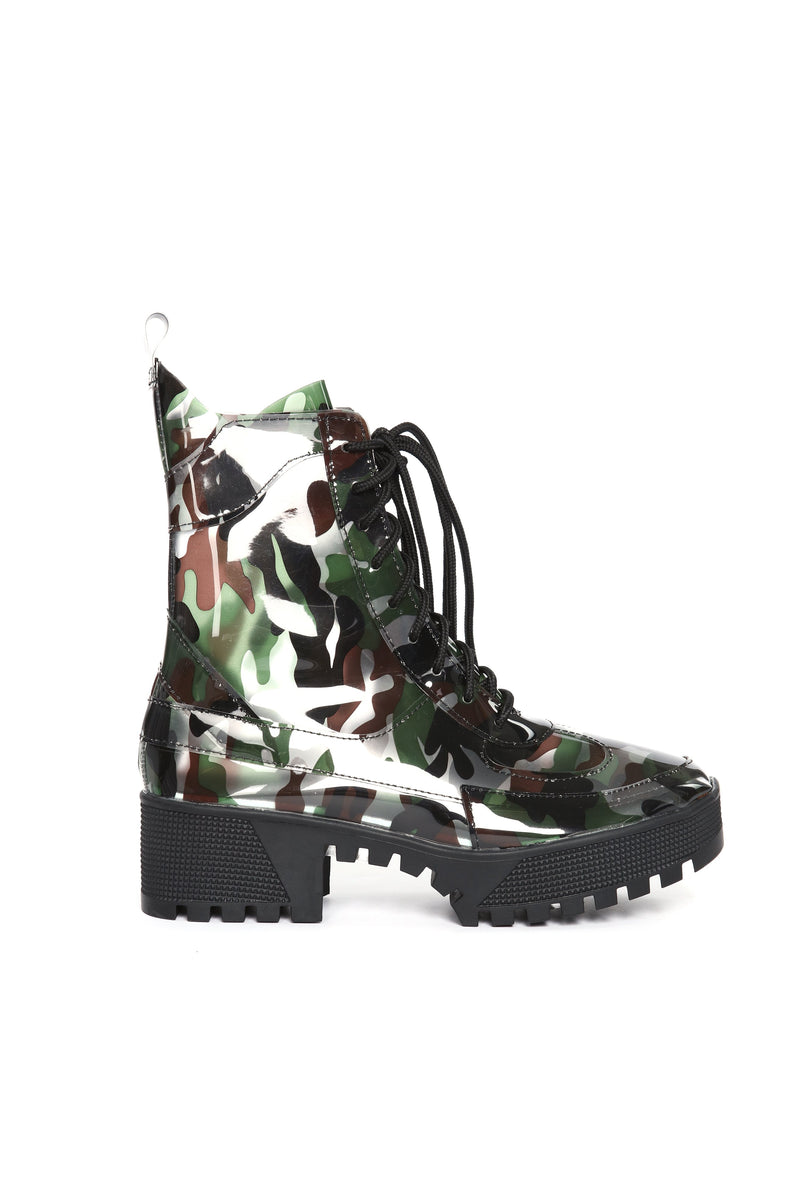 Don't Touch Me Bootie - Camo
