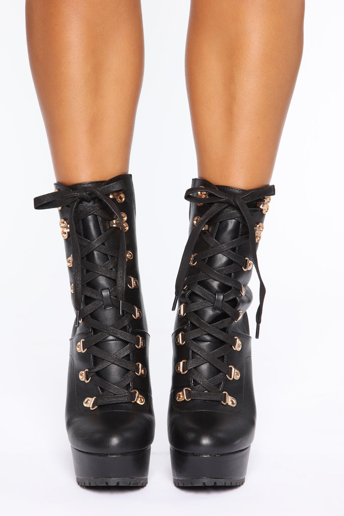Blow Your Mind Booties - Black