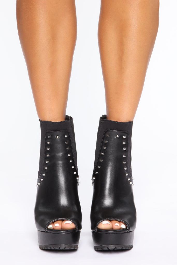 Tough Love Booties - Black