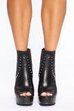 Tough Love Booties - Black
