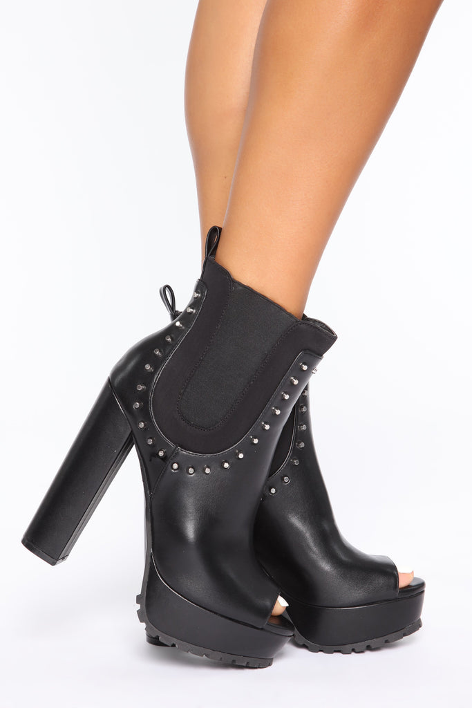 Tough Love Booties - Black