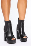 Tough Love Booties - Black