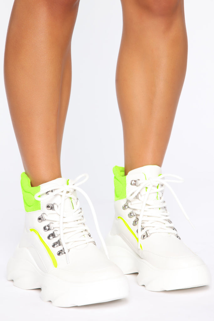 Space From You High Top Sneakers - White