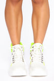 Space From You High Top Sneakers - White