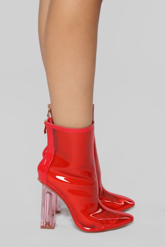 To Be Amazed Bootie - Red