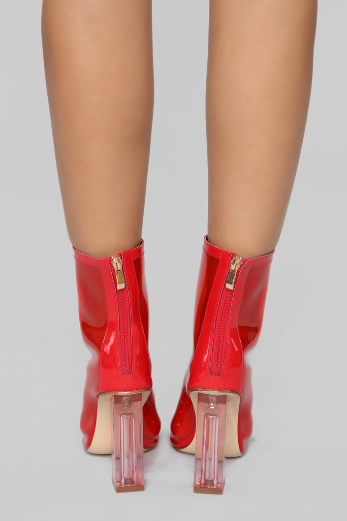 To Be Amazed Bootie - Red