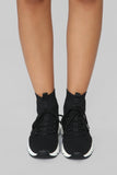 Faster Than You Sneaker - Black