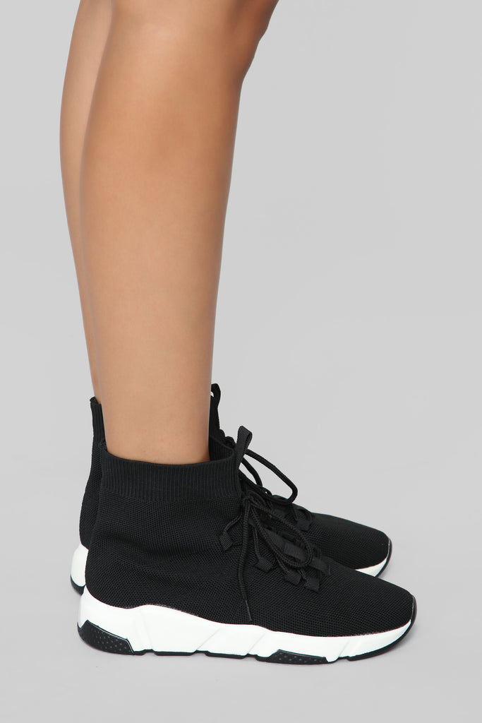 Faster Than You Sneaker - Black