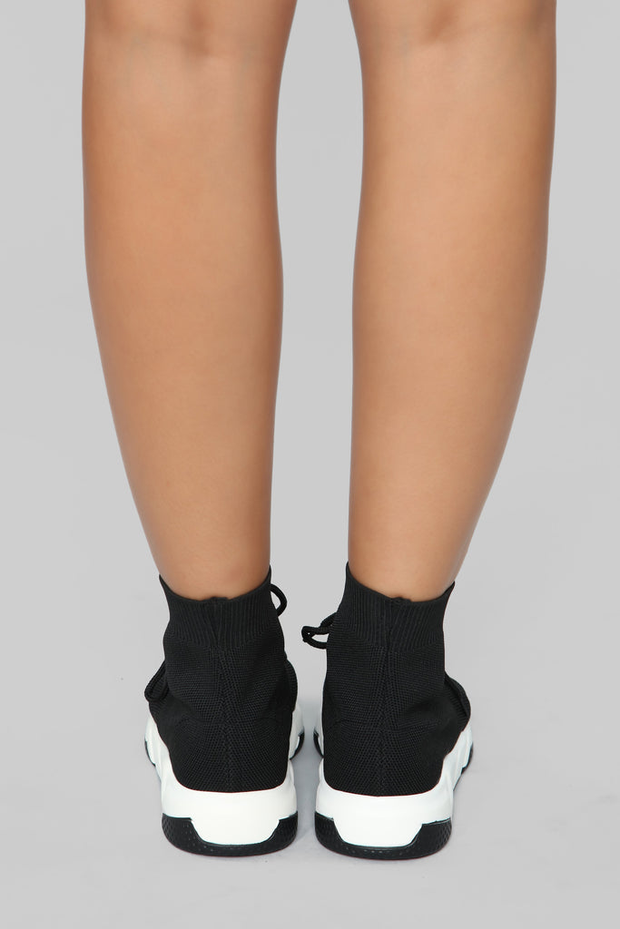 Faster Than You Sneaker - Black