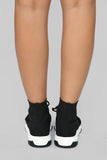 Faster Than You Sneaker - Black