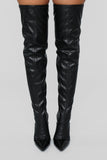 Leveling Up Boot - Black