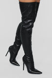 Leveling Up Boot - Black