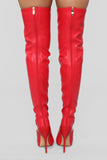 Leveling Up Boot - Red