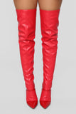 Leveling Up Boot - Red