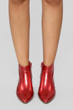 All My Trust Booties - Red