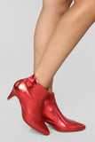 All My Trust Booties - Red