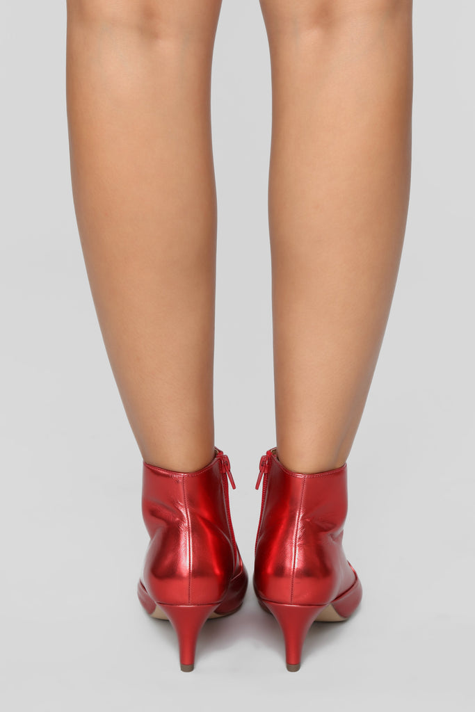 All My Trust Booties - Red