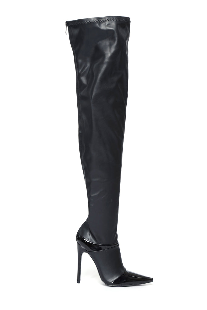 Leveling Up Boot - Black