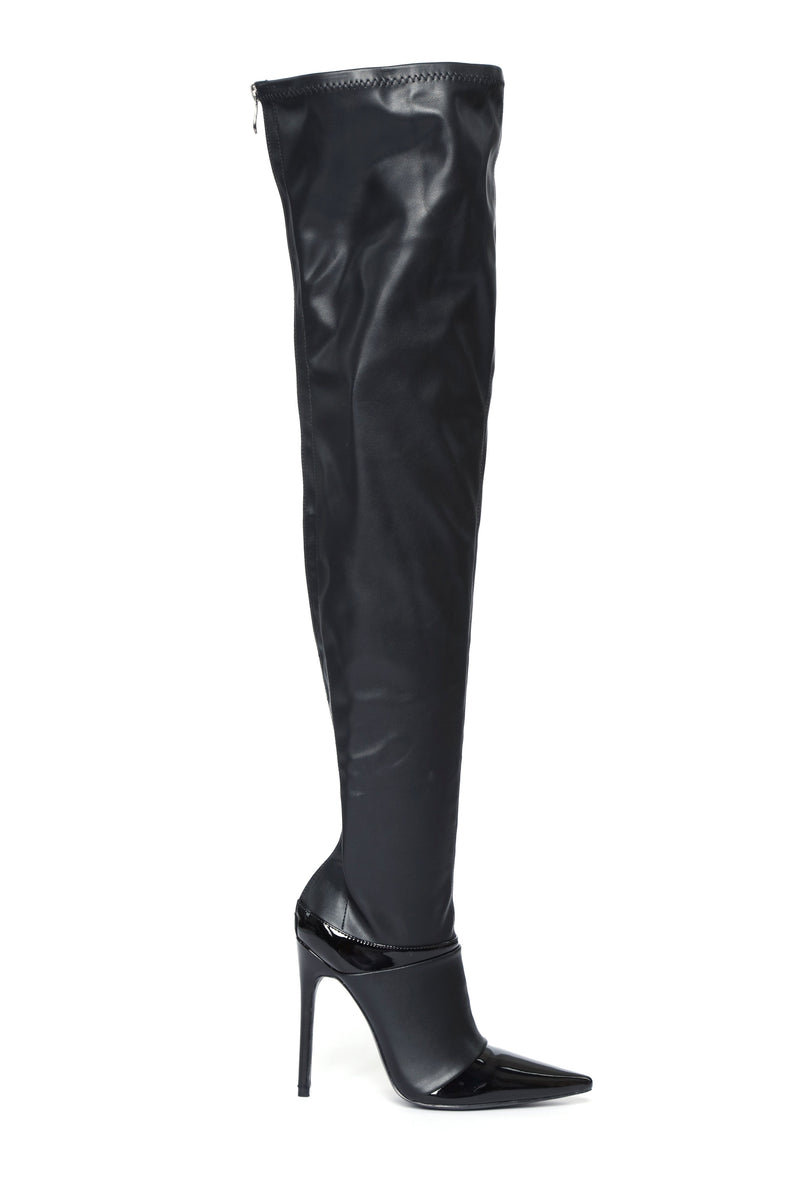 Leveling Up Boot - Black