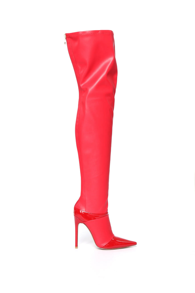 Leveling Up Boot - Red