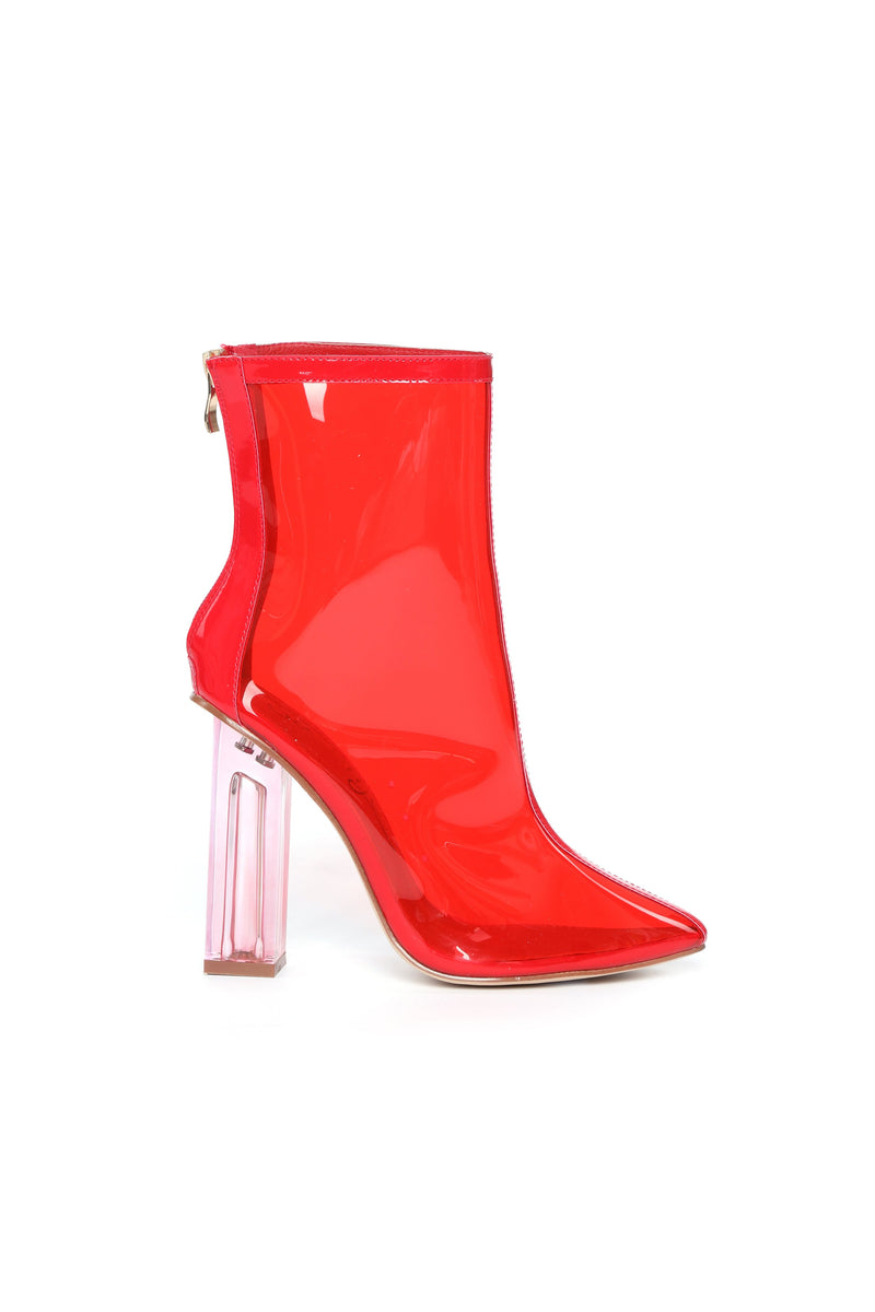 To Be Amazed Bootie - Red