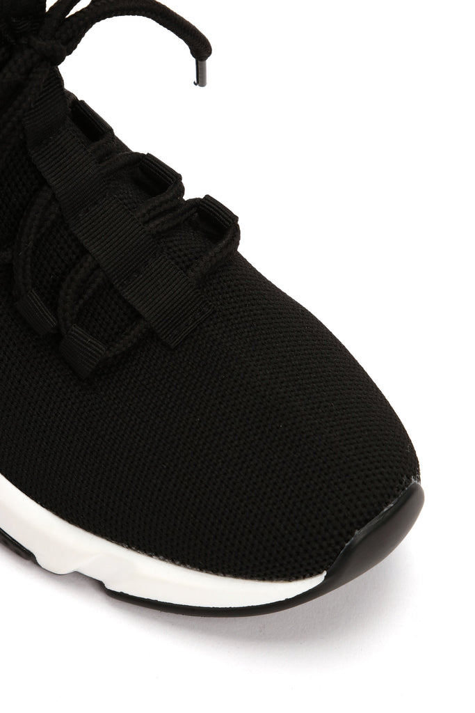 Faster Than You Sneaker - Black