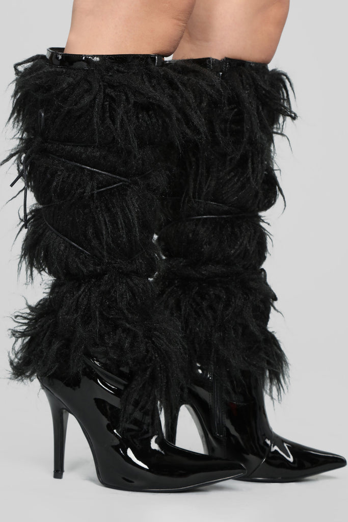 Move Aside Heeled Boot - Black
