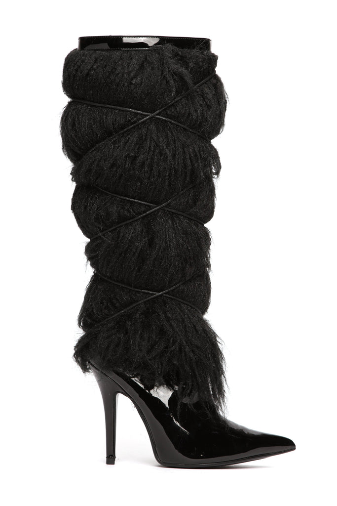 Move Aside Heeled Boot - Black