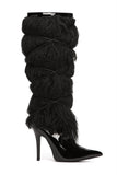 Move Aside Heeled Boot - Black