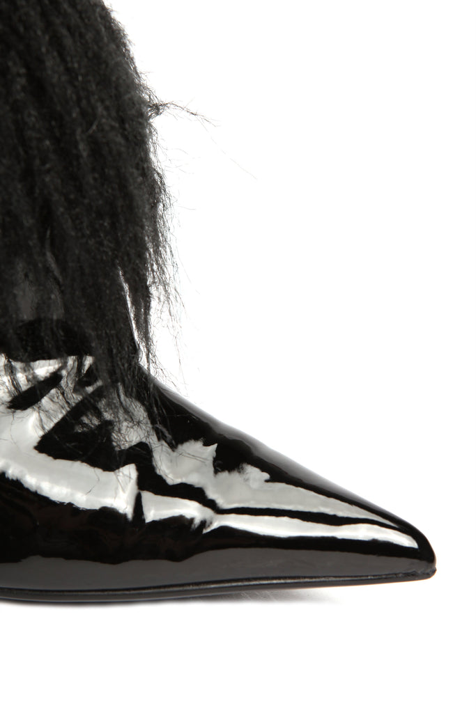 Move Aside Heeled Boot - Black