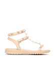 Lookin' Sharp Flat Sandal - Nude