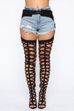 Bomblicious Heeled Sandals - Black