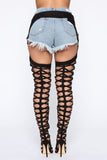 Bomblicious Heeled Sandals - Black