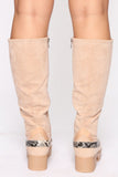 Gotta Take Charge Boots - Nude