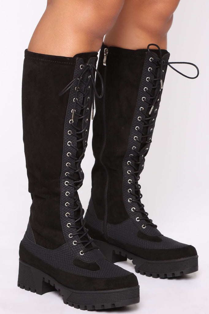 Gotta Take Charge Boots - Black