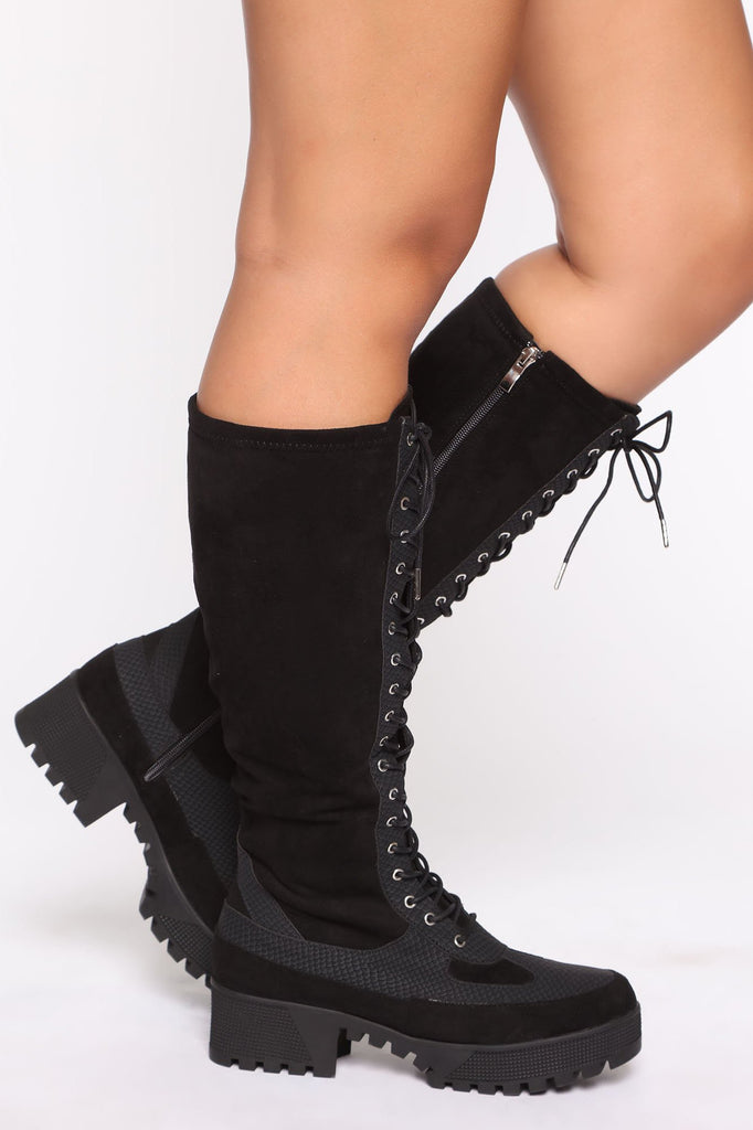 Gotta Take Charge Boots - Black