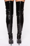 Upper East Side Heeled Boots - Black
