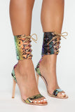 Overdressed Never Heeled Sandals - Multi