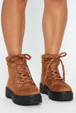 Spend Some Time Booties - Cognac