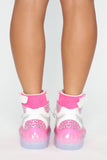 Moon Walker High Top Sneakers - Pink