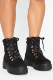 Spend Some Time Booties - Black
