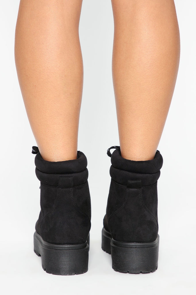 Spend Some Time Booties - Black