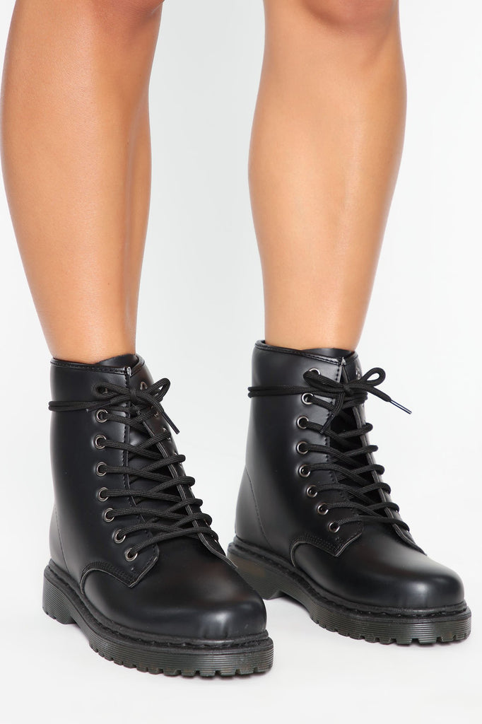 Inclined To You Booties - Black