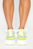 Lightning Reflective Sneakers - Neon Green
